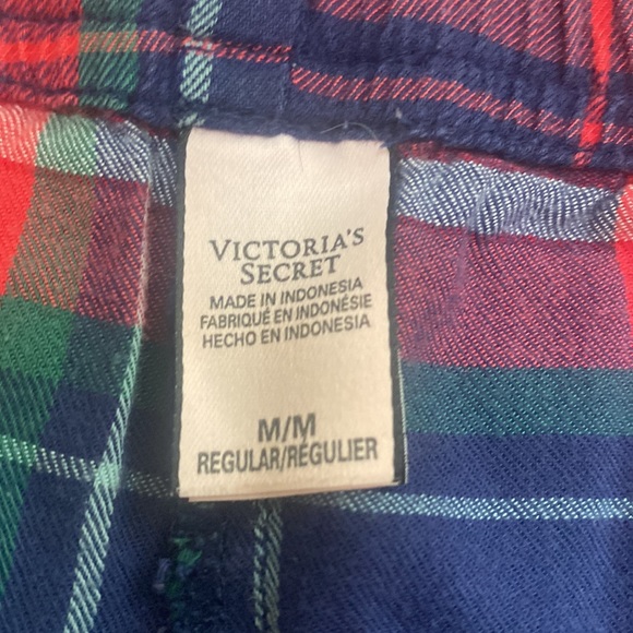 Victoria’s Secret Womens M Plaid Pajama Pants. Red, Blue, Green in color. Light - Picture 9 of 10